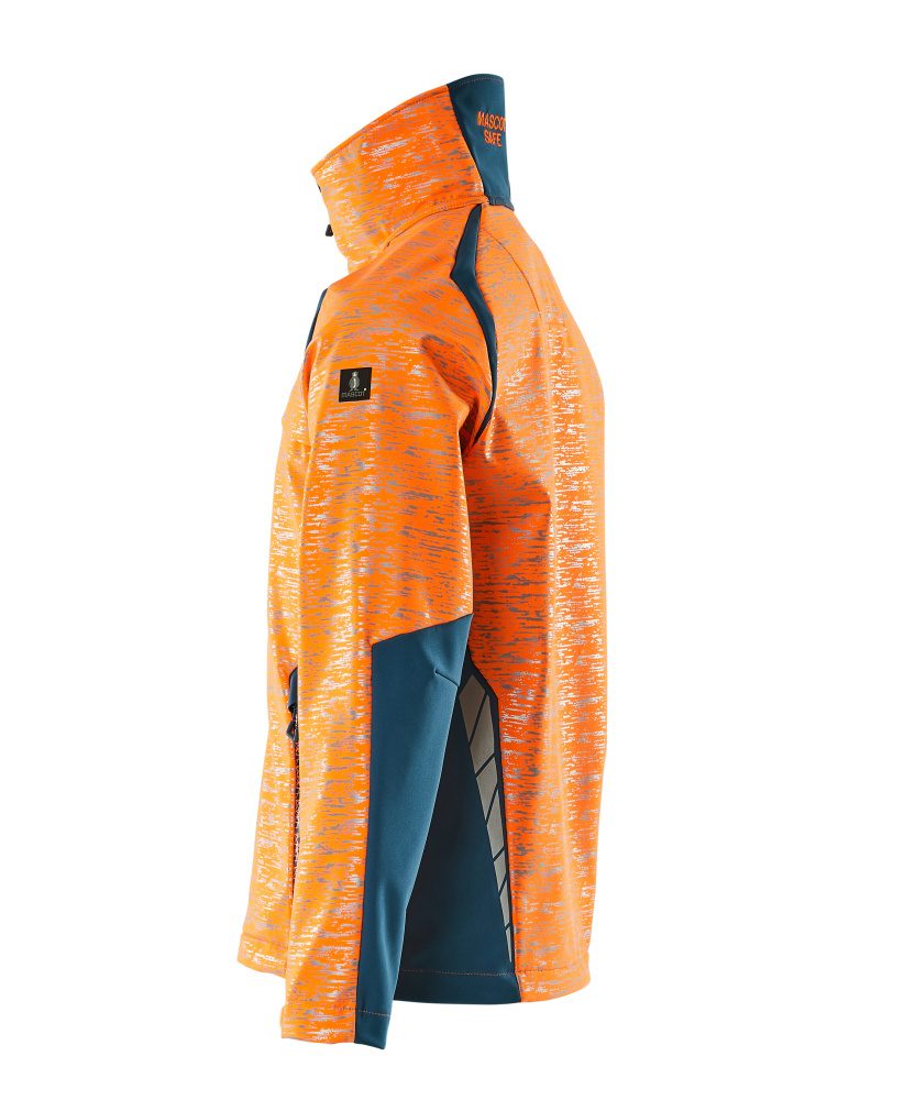Mascot Accelerate Safe Softshelljacke – orange/dunkelpetroleum