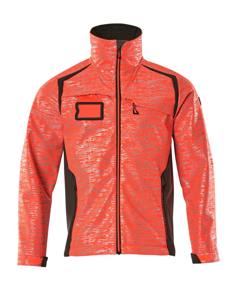 Mascot Accelerate Safe Softshelljacke – rot/dunkelanthrazit
