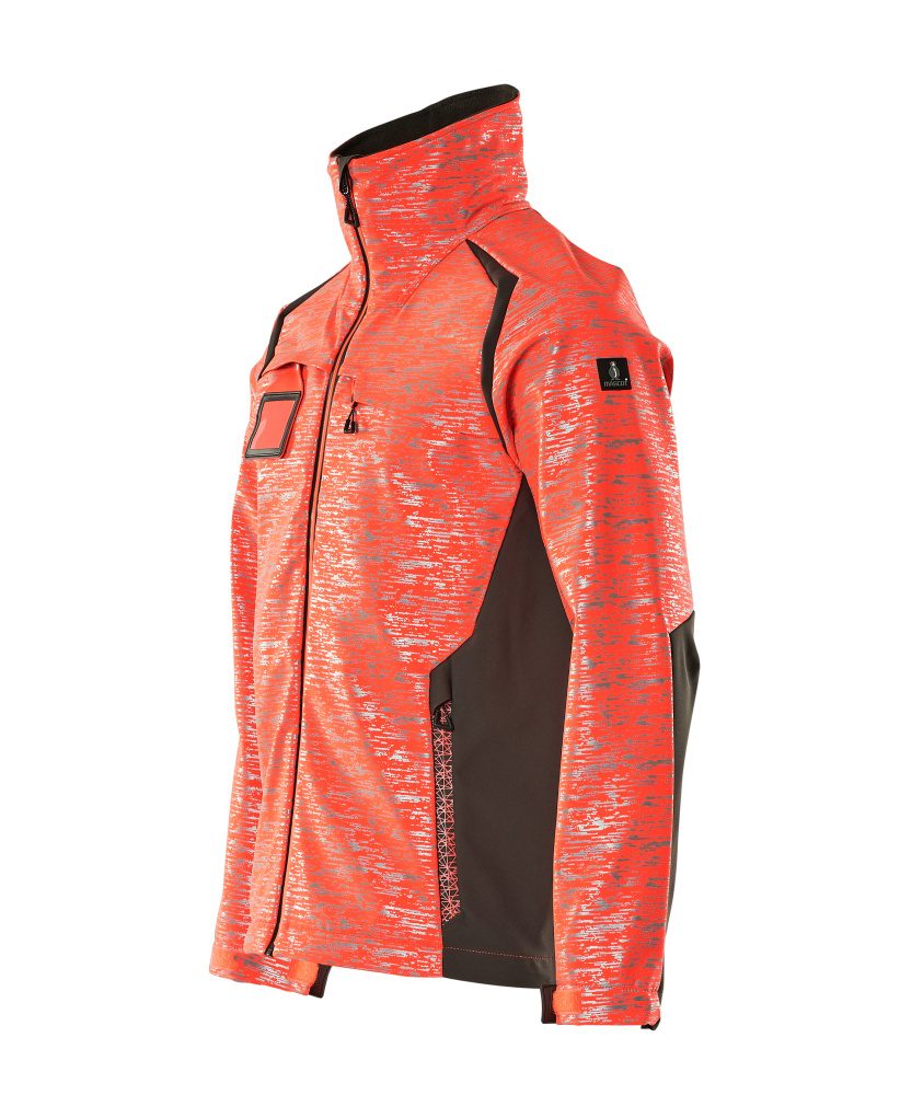 Mascot Accelerate Safe Softshelljacke – rot/dunkelanthrazit