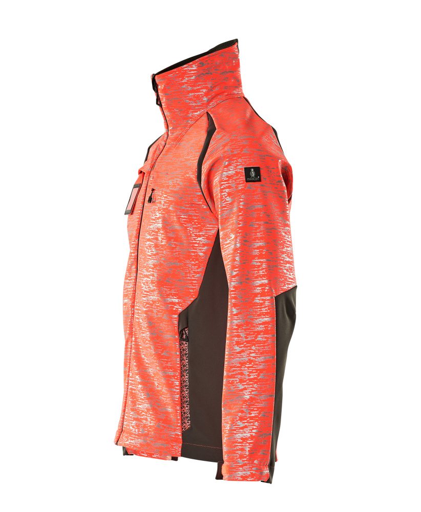 Mascot Accelerate Safe Softshelljacke – rot/dunkelanthrazit