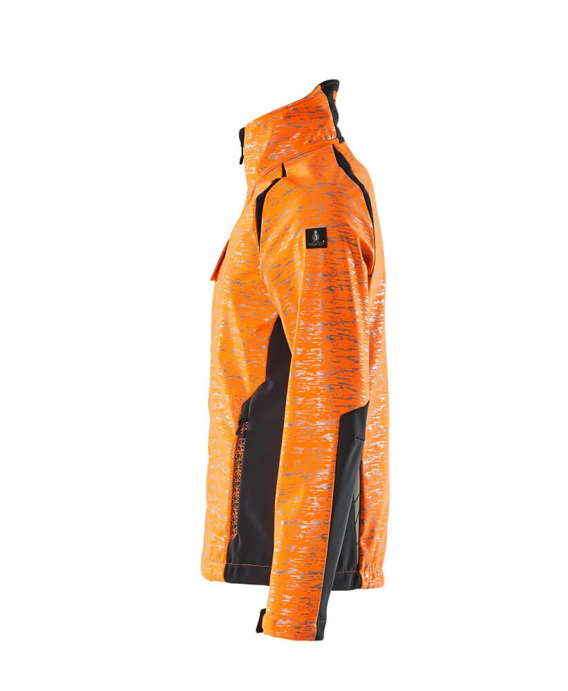 Mascot Damen Accelerate Safe Softshelljacke – orange/schwarzblau