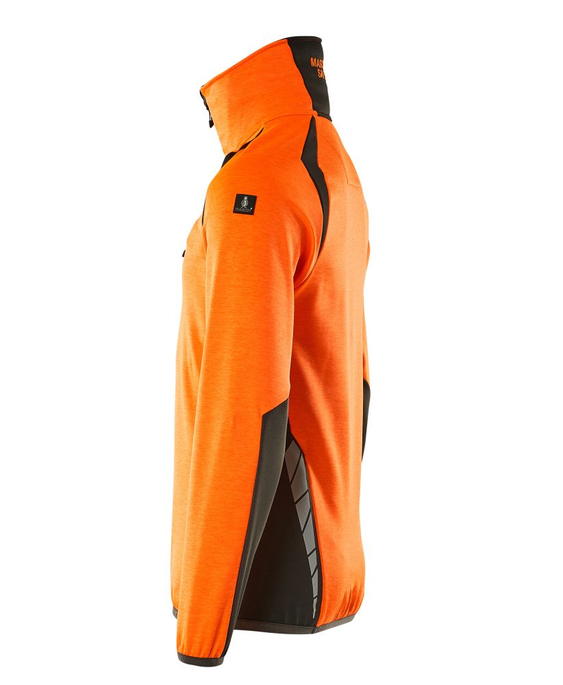 Mascot Accelerate Safe Fleecepullover – orange/dunkelanthrazit