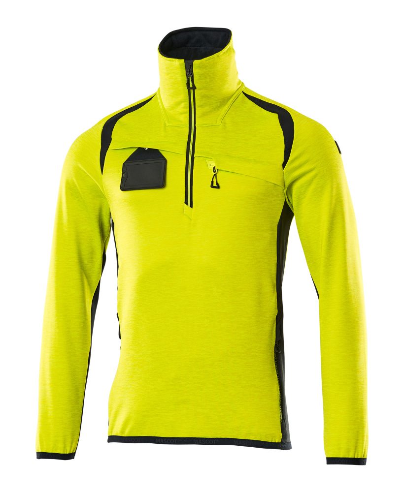 Mascot Accelerate Safe Fleecepullover – gelb/schwarzblau