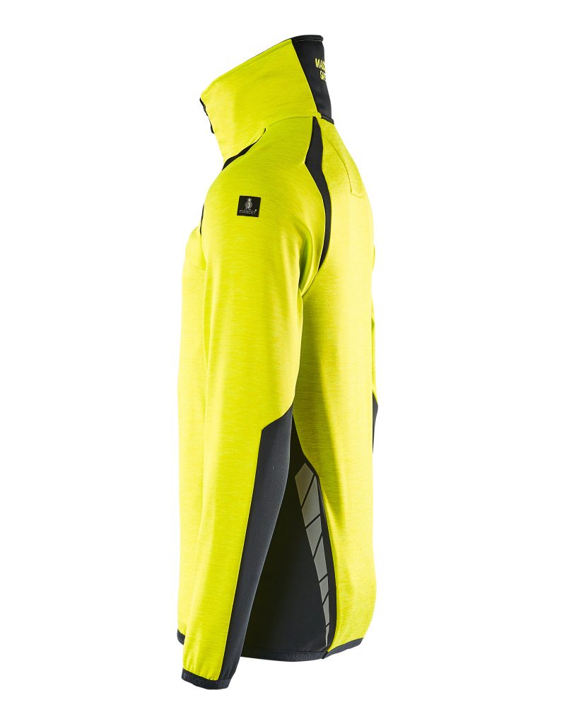 Mascot Accelerate Safe Fleecepullover – gelb/schwarzblau