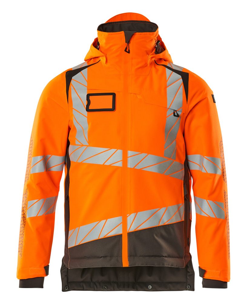 Mascot Accelerate Safe Warn-Winterjacke zweifarbig – orange/dunkelanthrazit