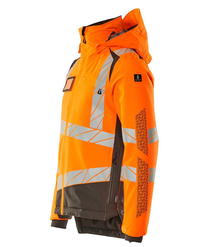 Mascot Accelerate Safe Warn-Winterjacke zweifarbig – orange/dunkelanthrazit