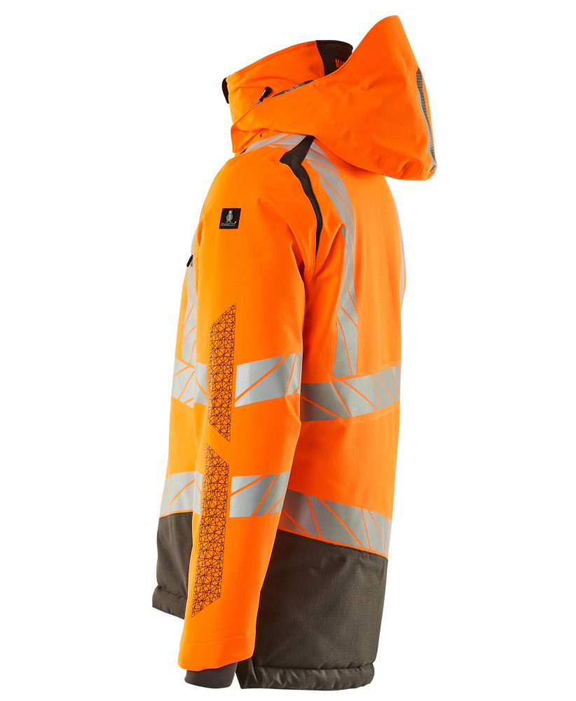 Mascot Accelerate Safe Warn-Winterjacke zweifarbig – orange/dunkelanthrazit