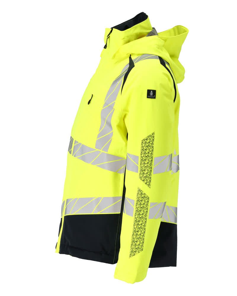 Mascot Accelerate Safe Warn-Winterjacke zweifarbig – gelb/schwarzblau
