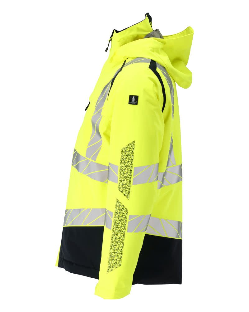Mascot Accelerate Safe Warn-Winterjacke zweifarbig – gelb/schwarzblau