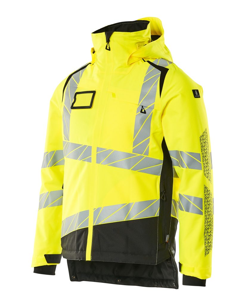 Mascot Accelerate Safe Warn-Winterjacke zweifarbig – gelb/schwarz