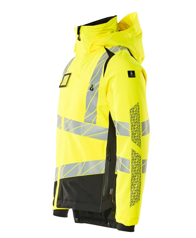 Mascot Accelerate Safe Warn-Winterjacke zweifarbig – gelb/schwarz