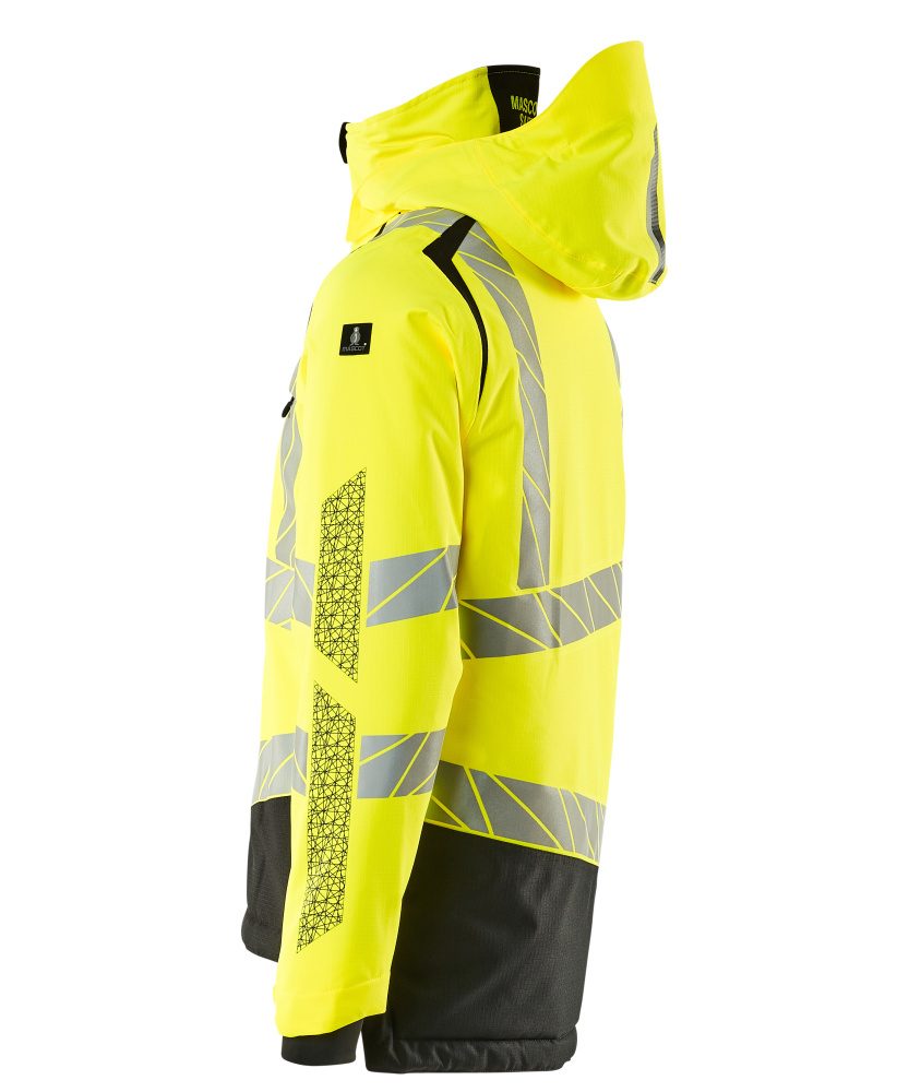 Mascot Accelerate Safe Warn-Winterjacke zweifarbig – gelb/schwarz