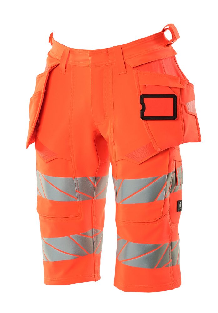 Mascot Accelerate Safe Warn-Handwerkershorts – rot