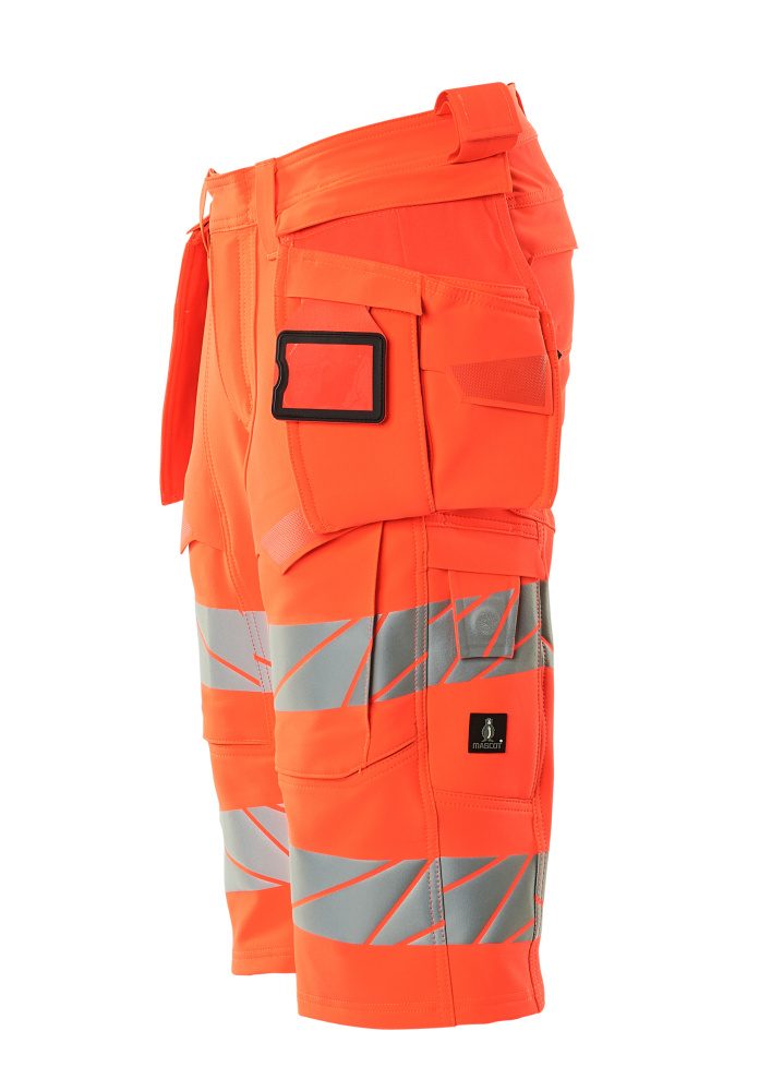 Mascot Accelerate Safe Warn-Handwerkershorts – rot