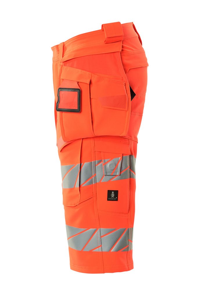 Mascot Accelerate Safe Warn-Handwerkershorts – rot