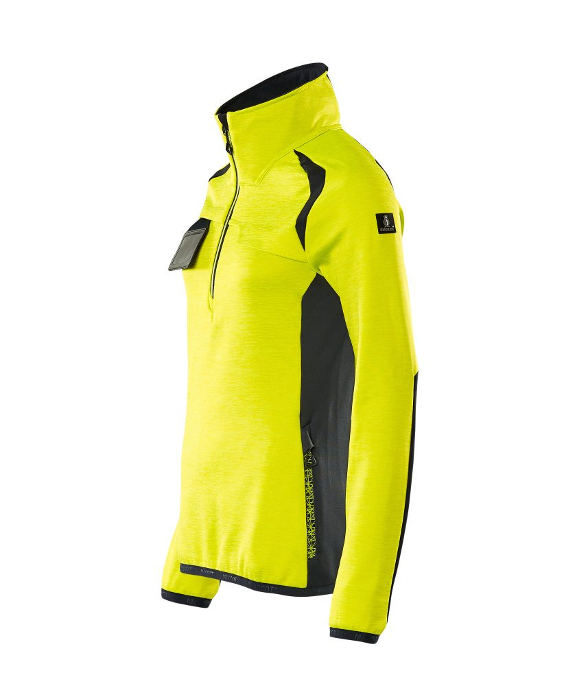 Mascot Damen Accelerate Safe Fleecepullover – gelb/schwarzblau