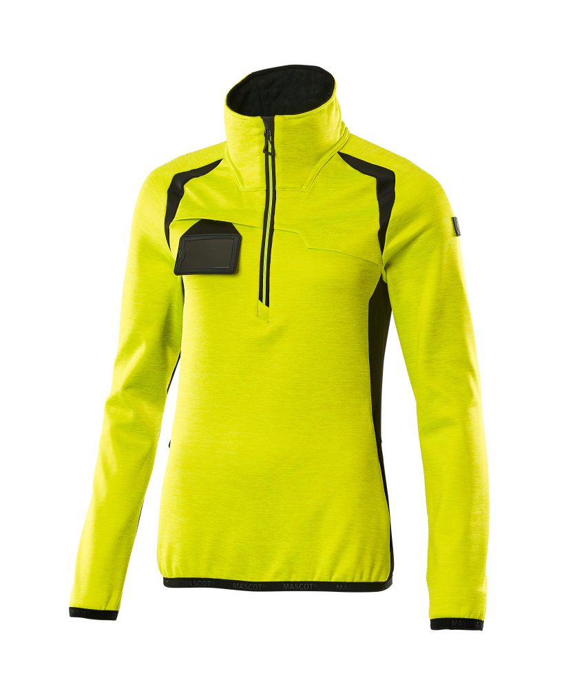 Mascot Damen Accelerate Safe Fleecepullover – gelb/schwarz
