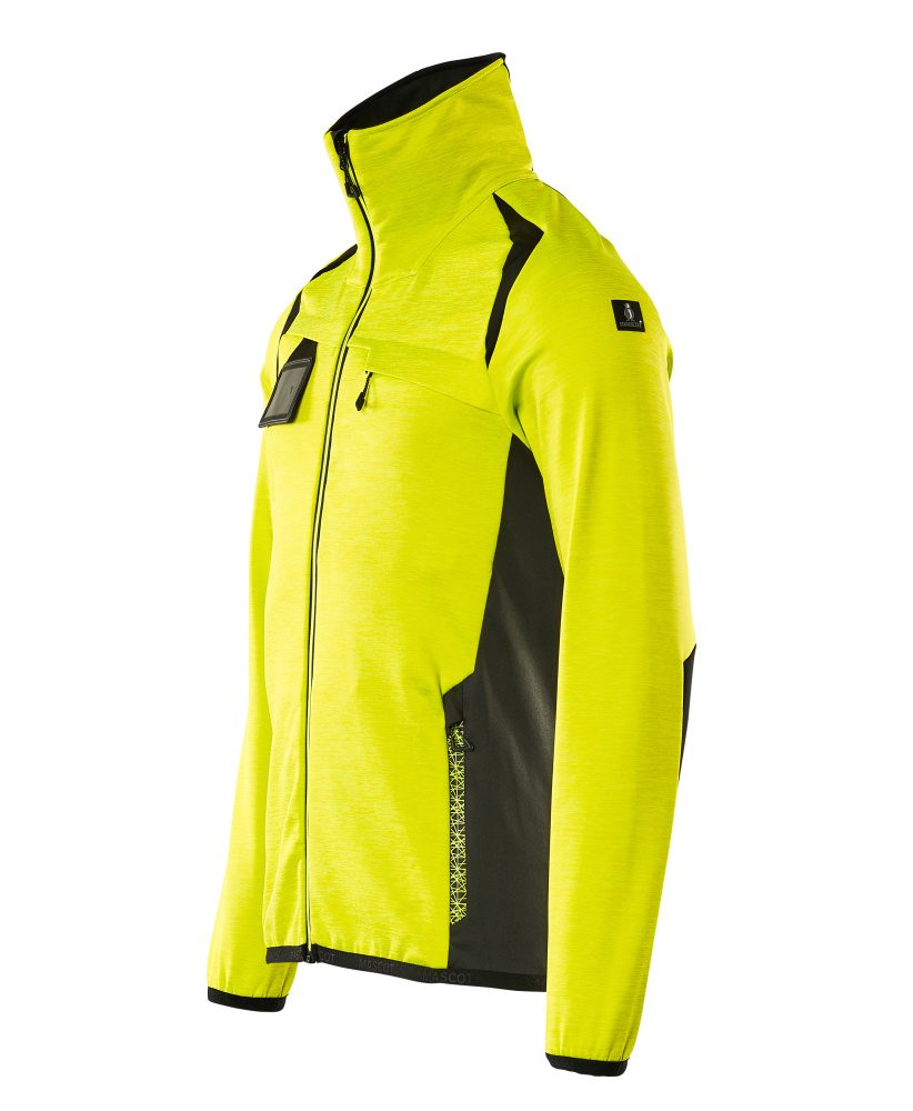 Mascot Accelerate Safe Fleecejacke – gelb/schwarz