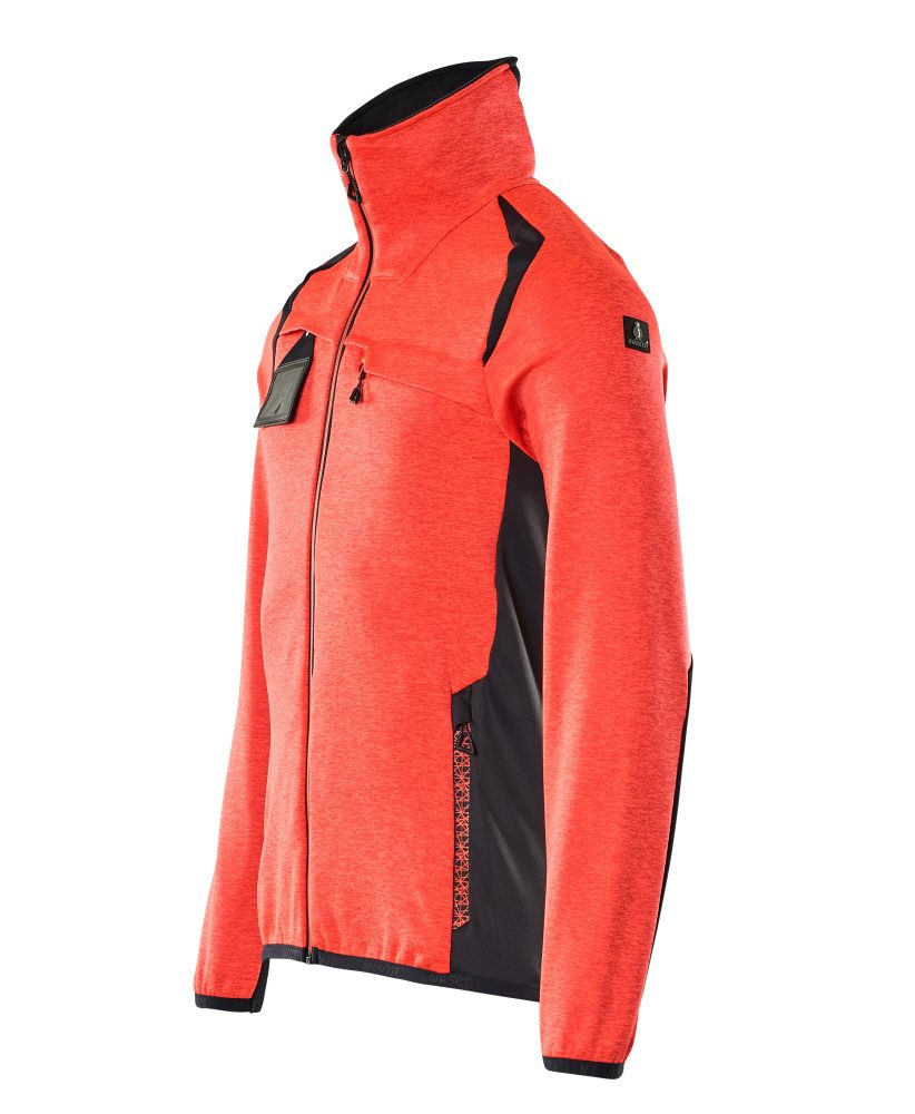 Mascot Accelerate Safe Fleecejacke – rot/schwarzblau