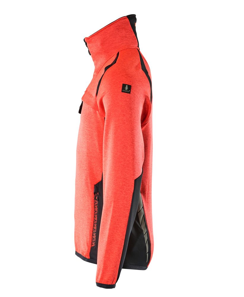 Mascot Accelerate Safe Fleecejacke – rot/schwarzblau