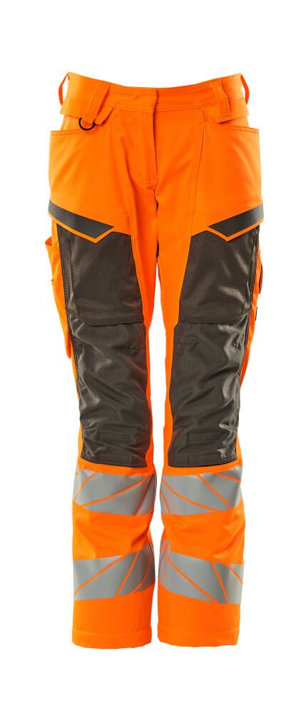 Mascot Damen Kl.2 Accelerate Safe Warnsch Bundhose – orange/dunkelanthrazit