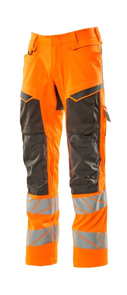 Mascot Accelerate Safe Warnschutz Bundhose Kl.2 – orange/dunkelanthrazit