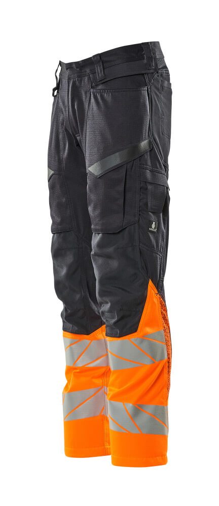 Mascot Accelerate Safe Warnschutz Bundhose Kl.1 19679-236 – schwarzblau/orange
