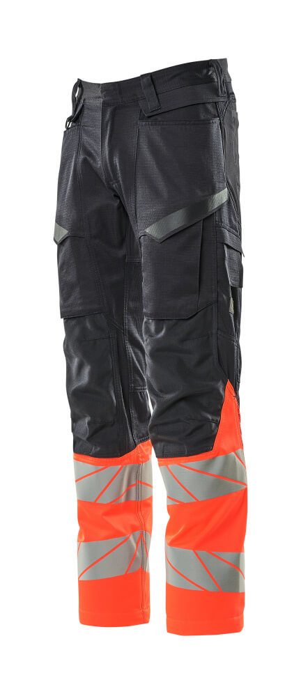 Mascot Accelerate Safe Warnschutz Bundhose Kl.1 19679-236 – schwarzblau/rot