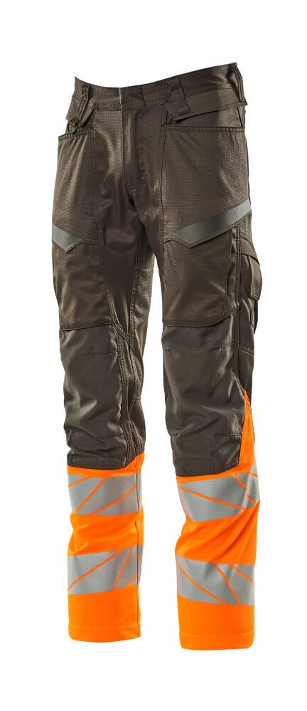 Mascot Accelerate Safe Warnschutz Bundhose Kl.1 19679-236 – dunkelanthrazit/orange