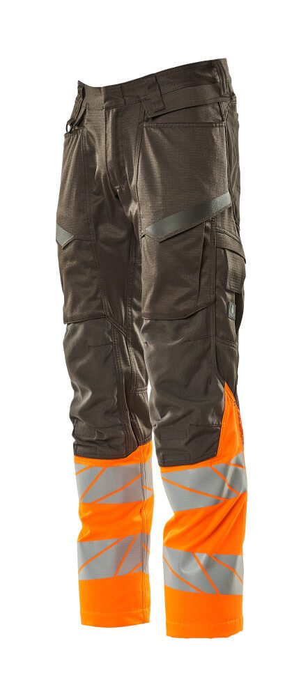 Mascot Accelerate Safe Warnschutz Bundhose Kl.1 19679-236 – dunkelanthrazit/orange