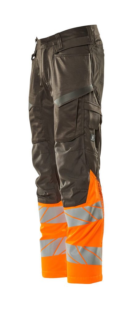Mascot Accelerate Safe Warnschutz Bundhose Kl.1 19679-236 – dunkelanthrazit/orange