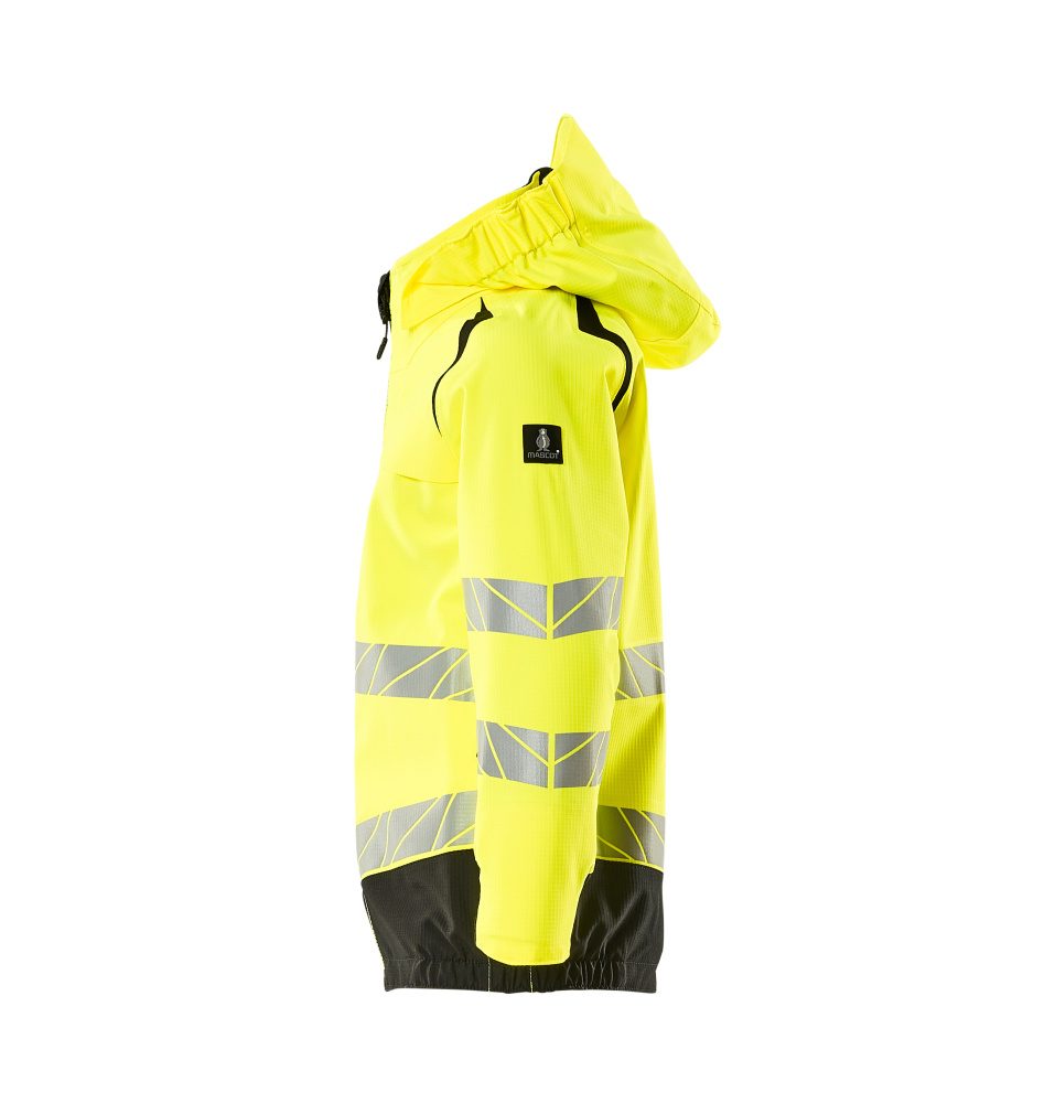 Mascot Accelerate Safe Kinder HiVis Hardshelljacke – gelb/schwarz