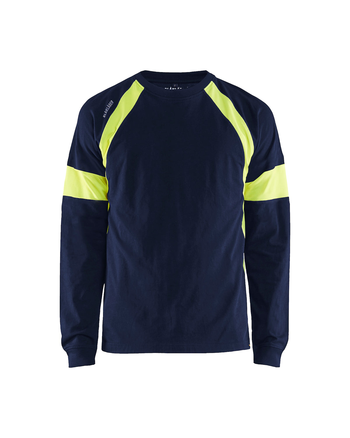Blåkläder 3520 Langarmshirt – marine/gelb