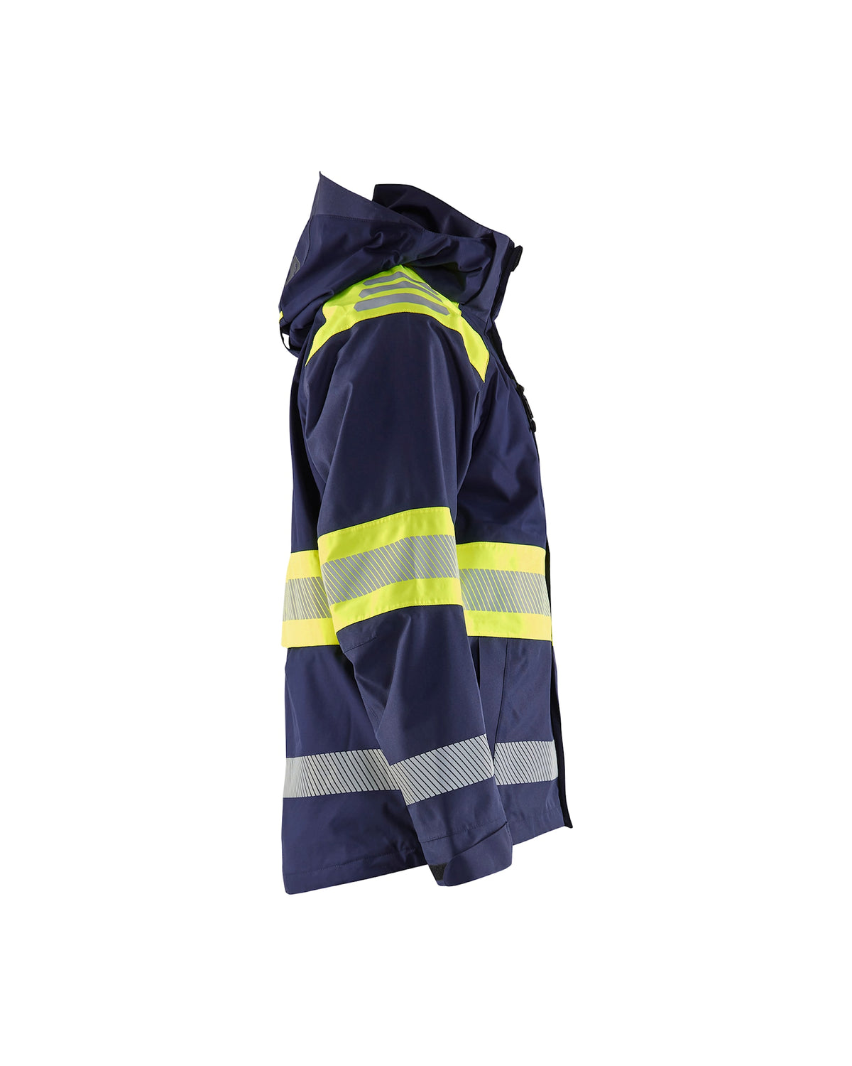 Blåkläder 4420 Warnschutz Regenjacke Kl. 1 – marine/gelb