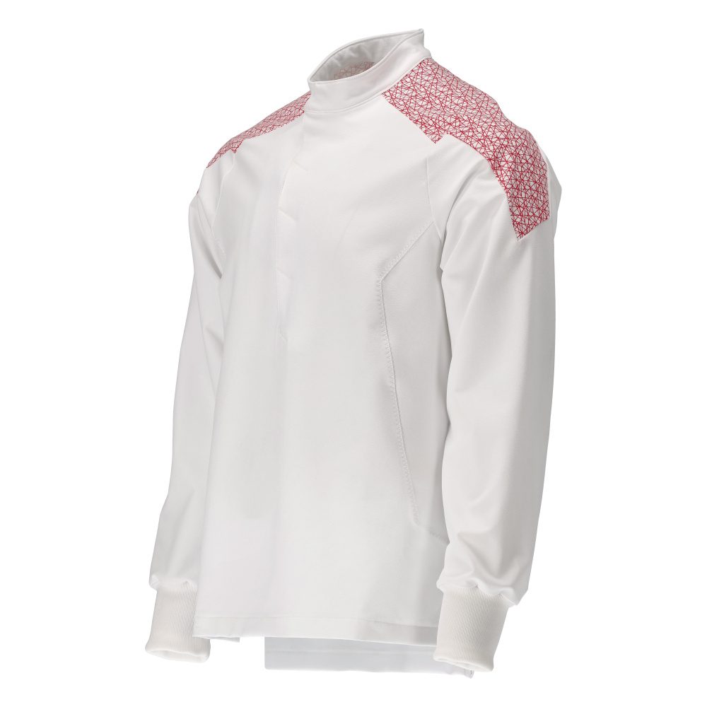 Mascot 20052-511 Food&Care Stretch Schlupfjacke – weiß/verkehrsrot
