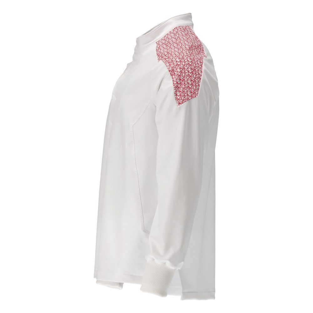 Mascot 20052-511 Food&Care Stretch Schlupfjacke – weiß/verkehrsrot