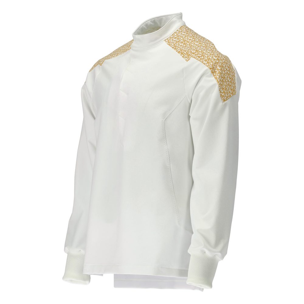 Mascot 20052-511 Food&Care Stretch Schlupfjacke – weiß/currygelb
