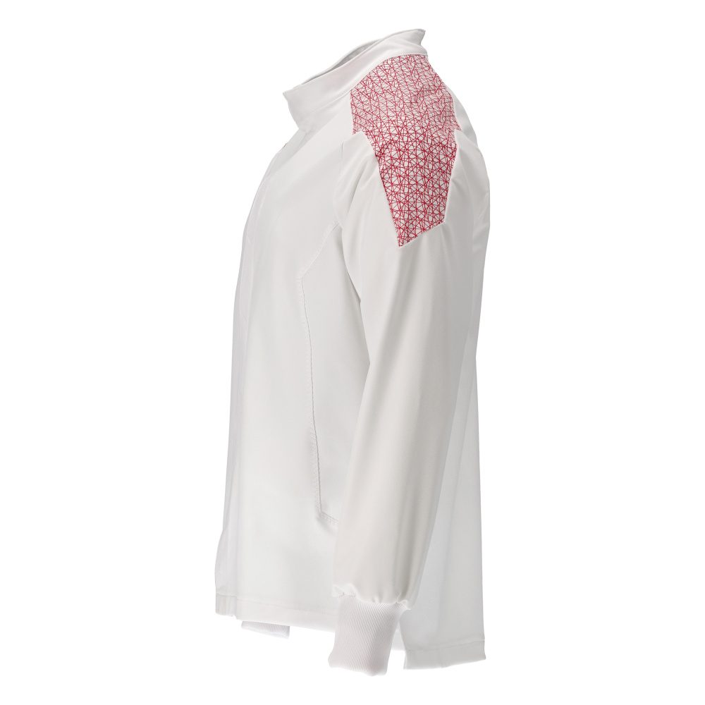 Mascot 20054-511 Food & Care Stretch Bundjacke – weiß/verkehrsrot
