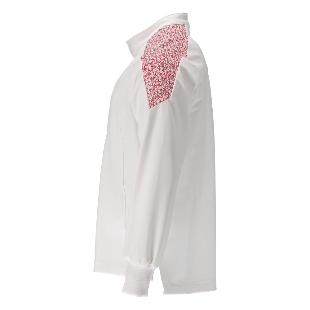 Mascot 20054-511 Food & Care Stretch Bundjacke – weiß/verkehrsrot