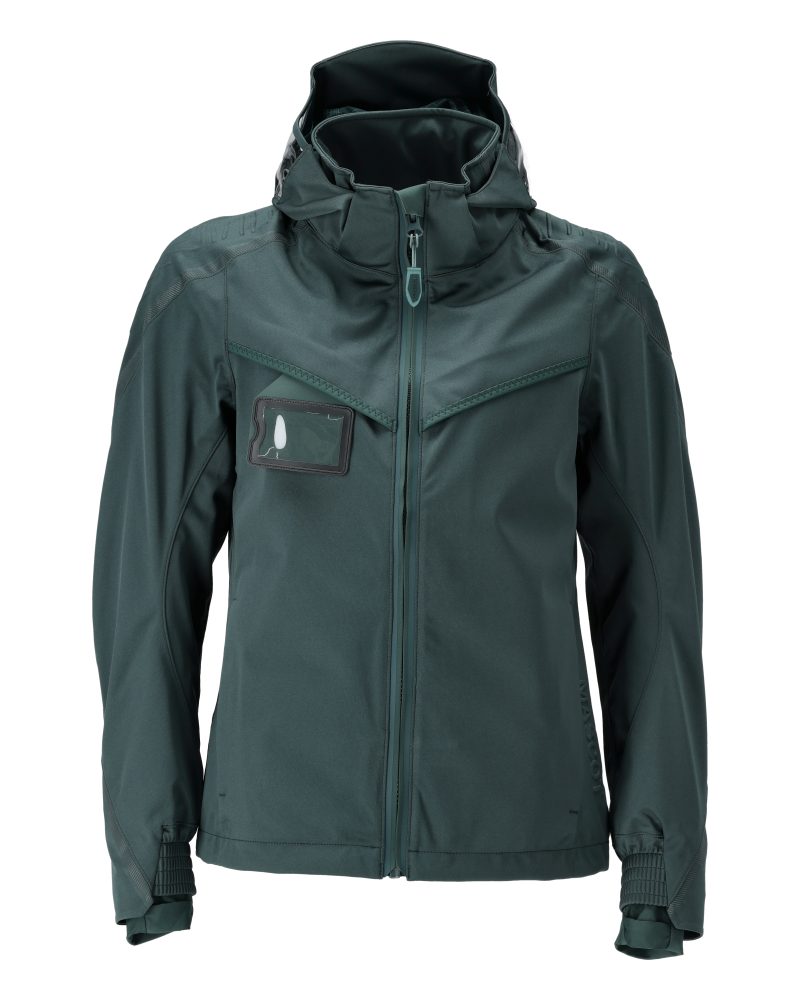 Mascot Damen 22011-657 Hardshell-Regenjacke – waldgrün