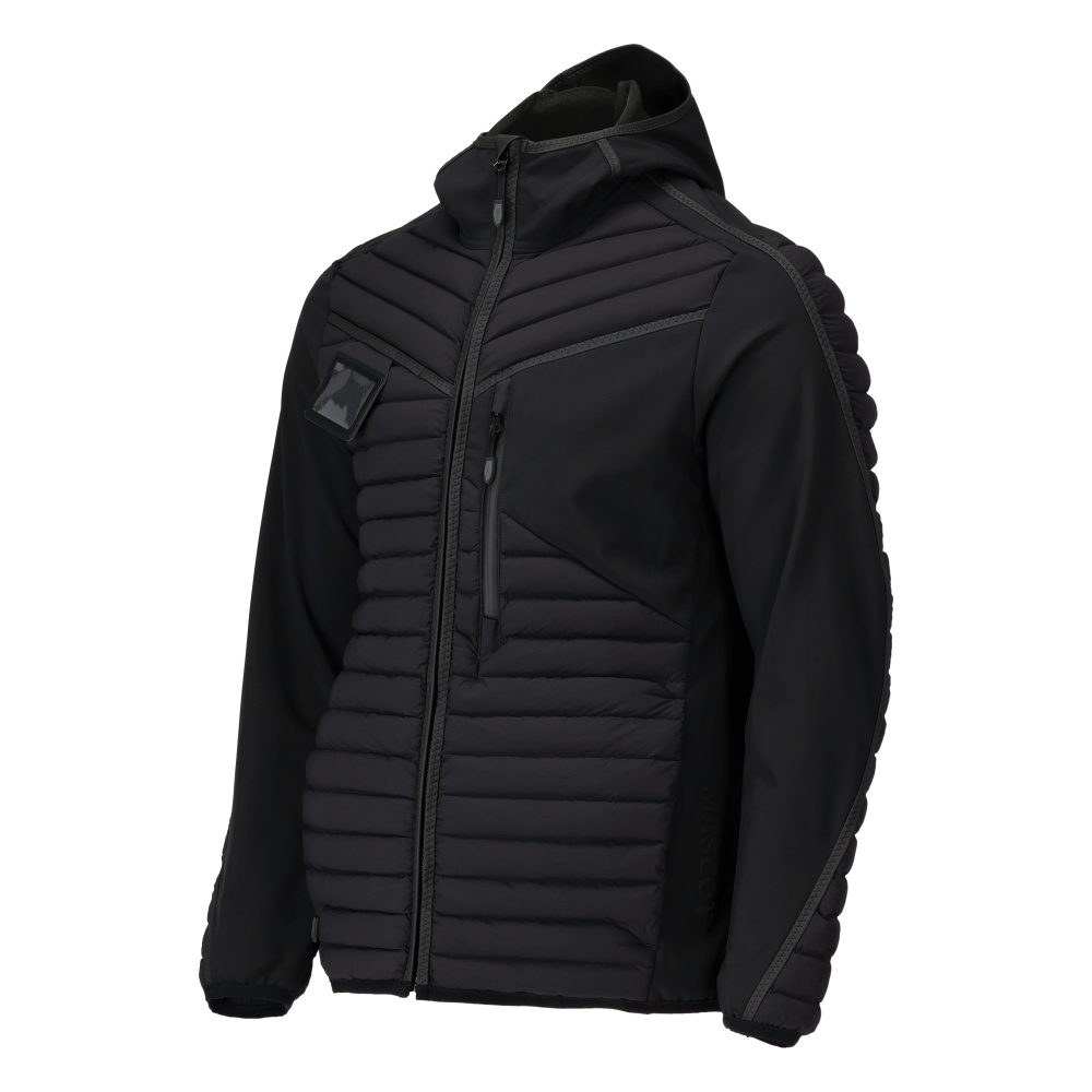 Mascot 22215-607 Customized Kapuzen-Steppjacke – schwarz