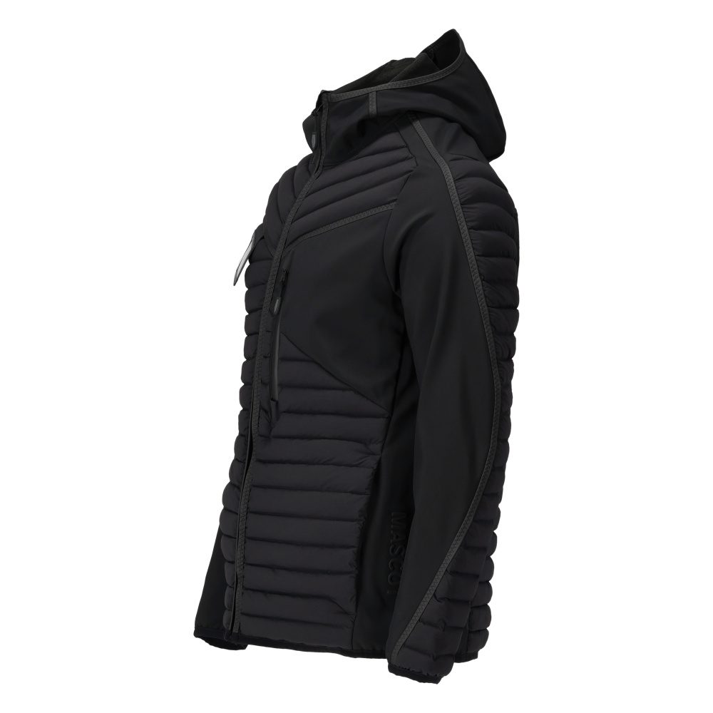 Mascot 22215-607 Customized Kapuzen-Steppjacke – schwarz