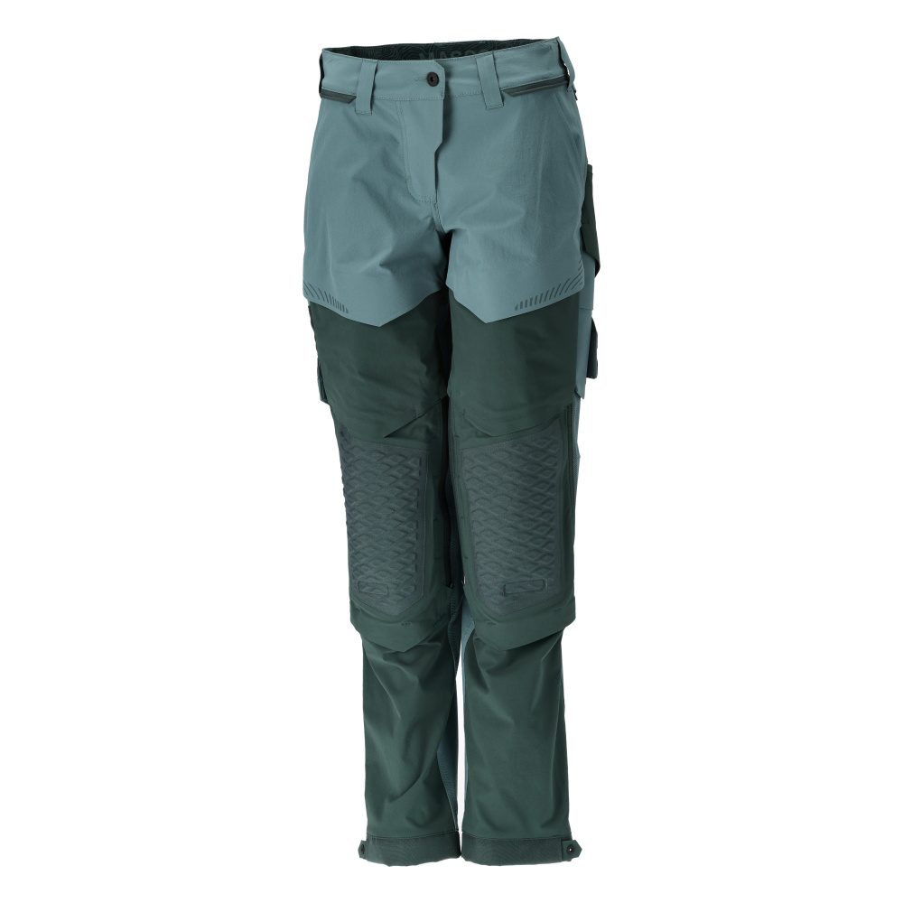 Mascot Damen 22278-605 Customized Bundhose – hell-waldgrün/waldgrün