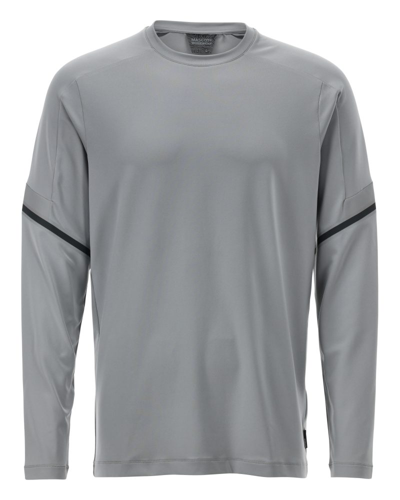 Mascot 22281-461 Customized Langarmshirt – silbergrau
