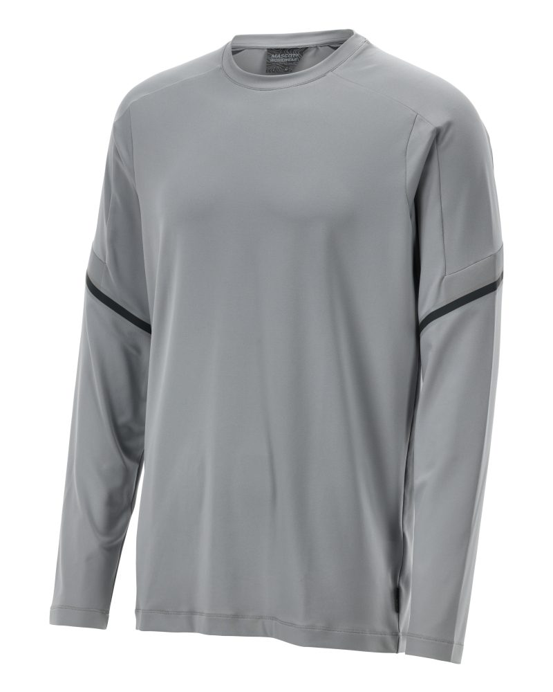 Mascot 22281-461 Customized Langarmshirt – silbergrau