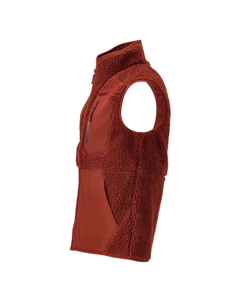 Mascot 22465-682 Customized Faserpelzweste – herbstrot