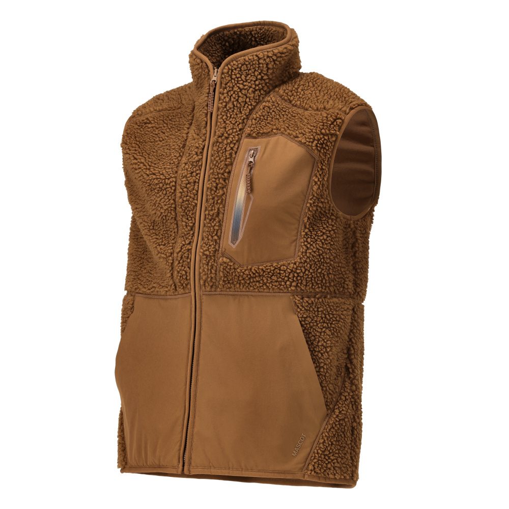 Mascot 22465-682 Customized Faserpelzweste – nussbraun