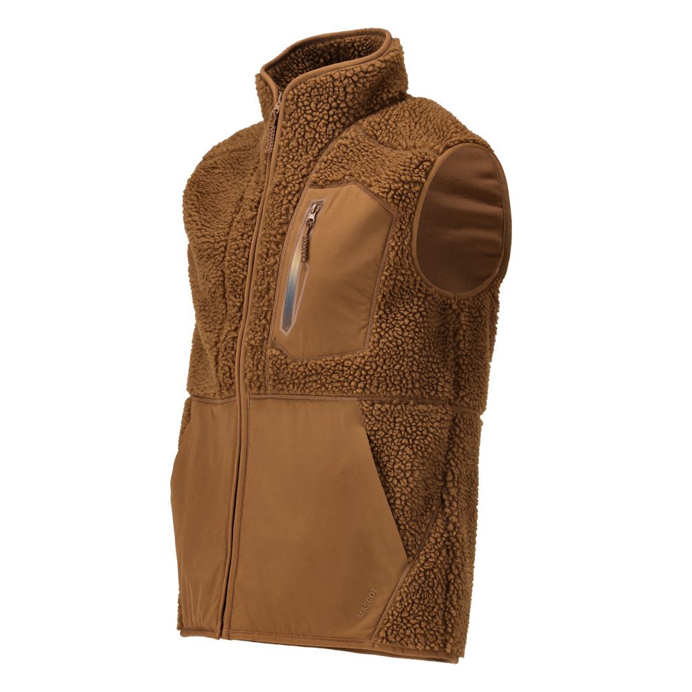 Mascot 22465-682 Customized Faserpelzweste – nussbraun
