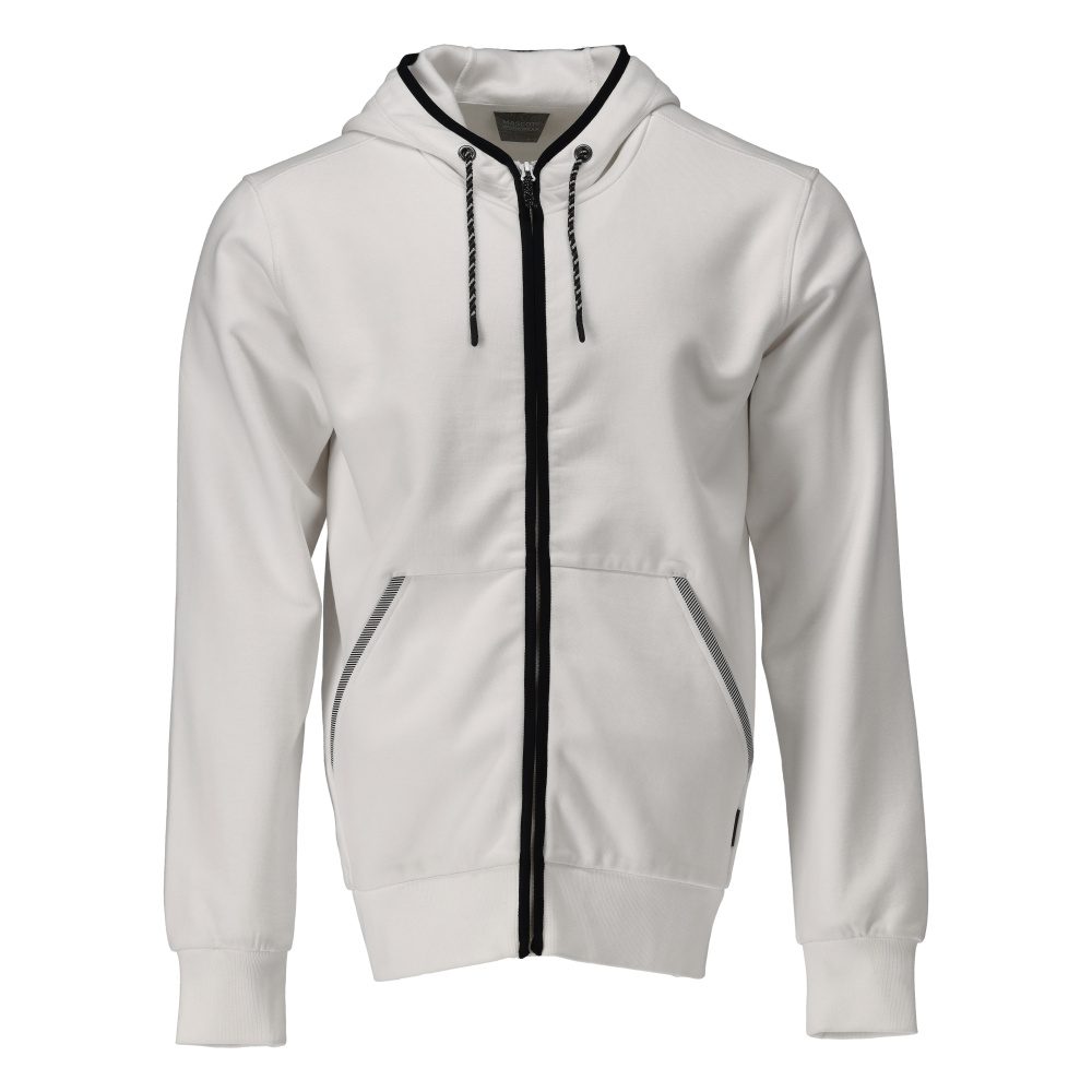 Mascot 22486-378 Customized Kapuzen-Sweatjacke – weiß