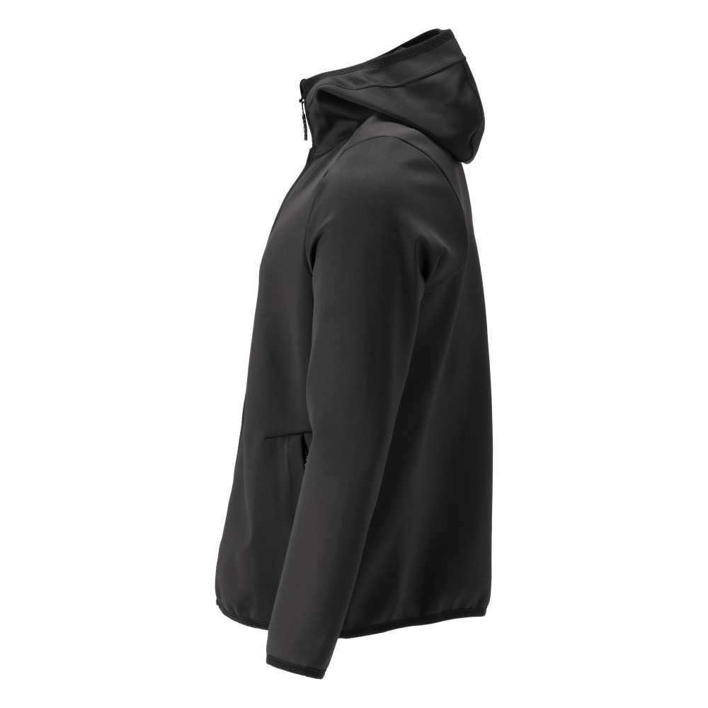 Mascot 22586-608 Customized Kapuzen-Fleecejacke – schwarz